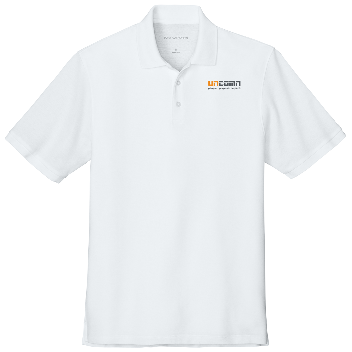 Port Authority Wearever Signature Pique Polo Men - White