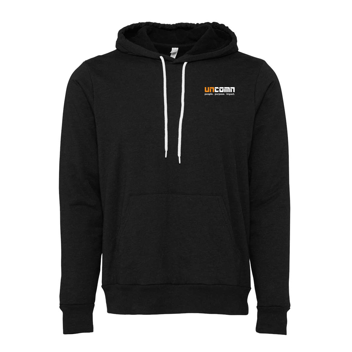 BELLA+CANVAS® Unisex Sponge Fleece Pullover Hoodie - Black Heather