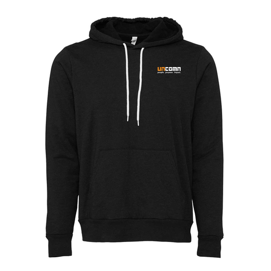 BELLA+CANVAS® Unisex Sponge Fleece Pullover Hoodie - Black Heather
