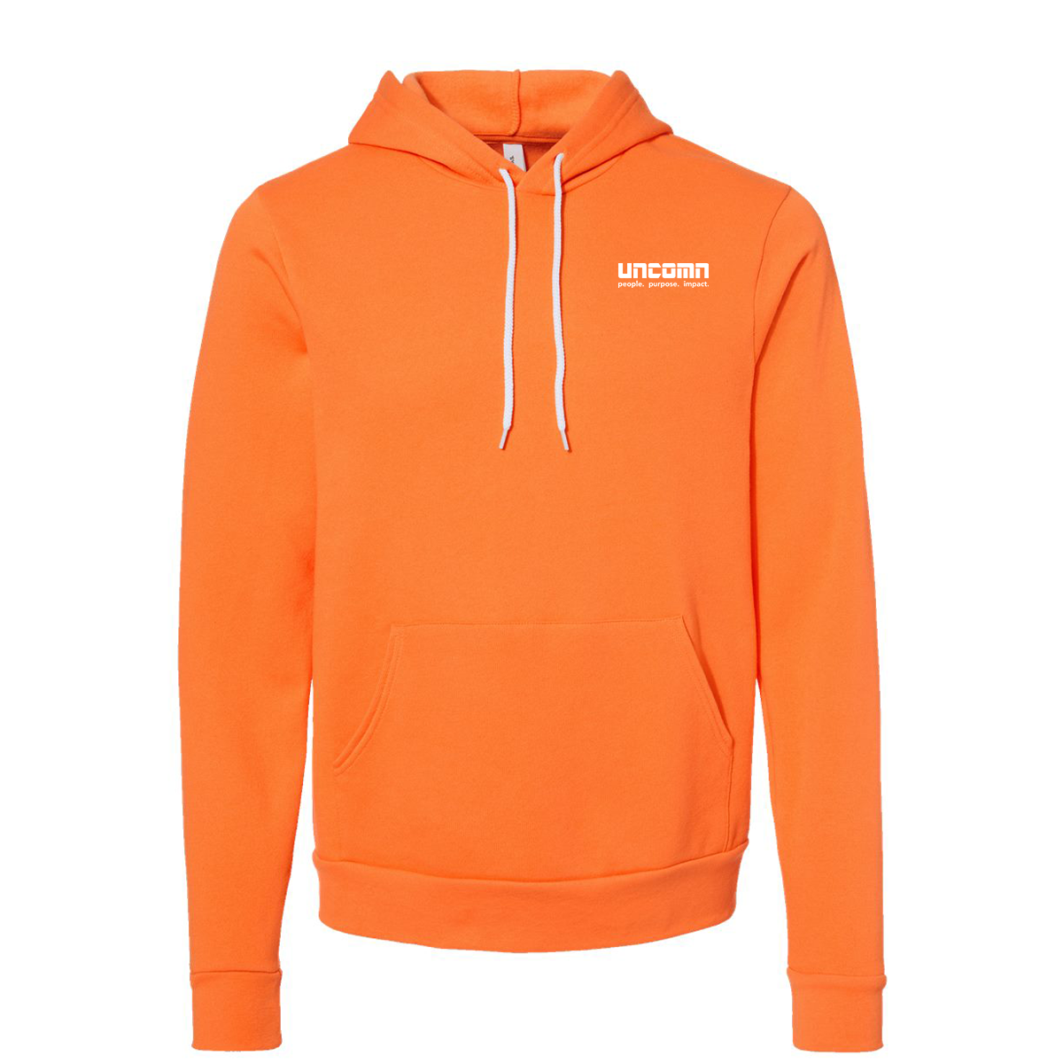 BELLA+CANVAS® Unisex Sponge Fleece Pullover Hoodie - Orange