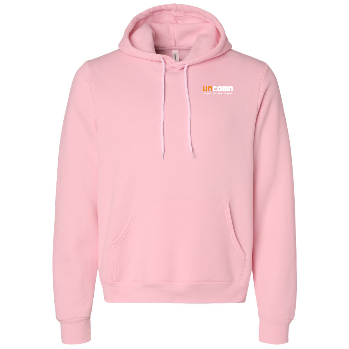 BELLA+CANVAS® Unisex Sponge Fleece Pullover Hoodie - Pink