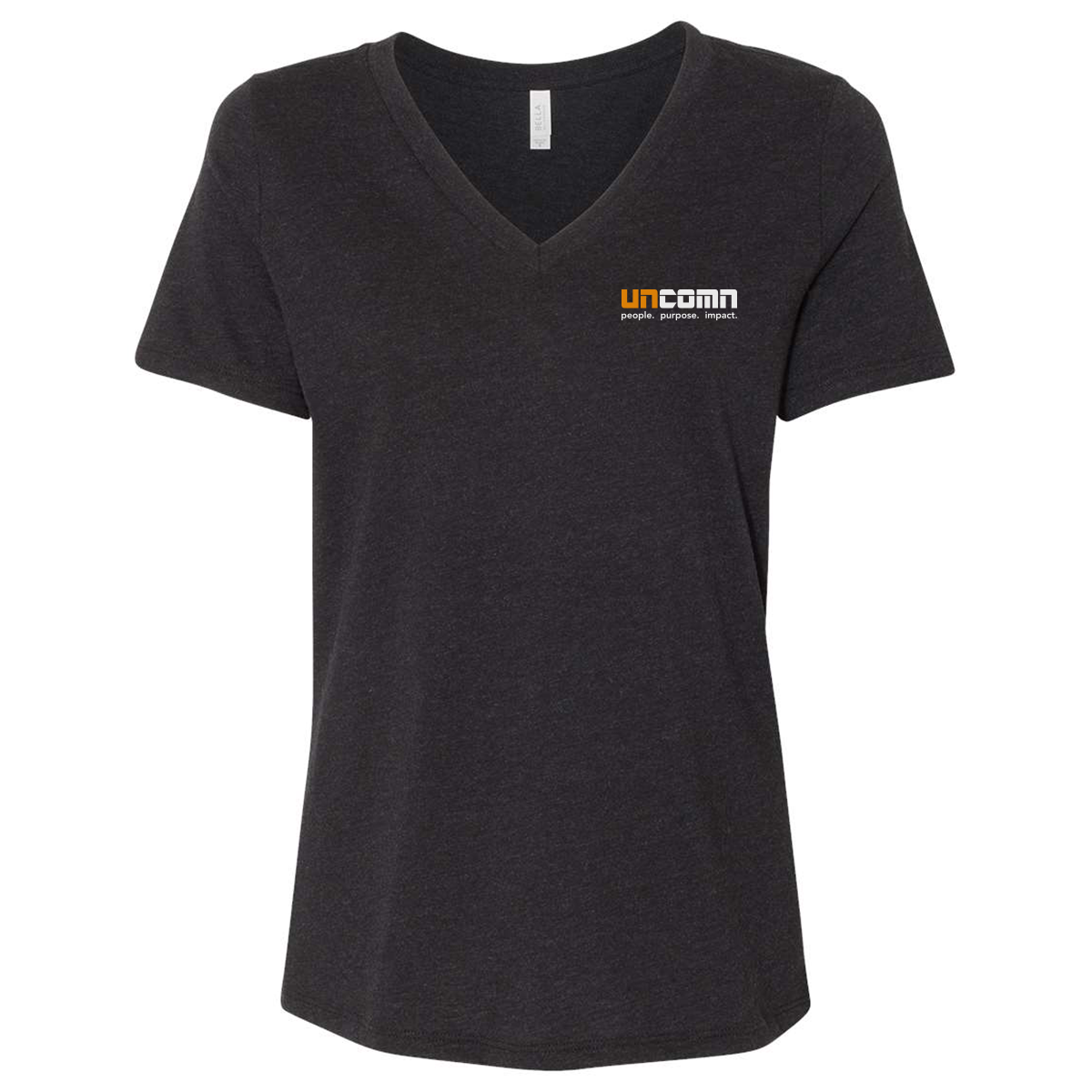 Women's Relaxed Heather CVC V-Neck Tee
