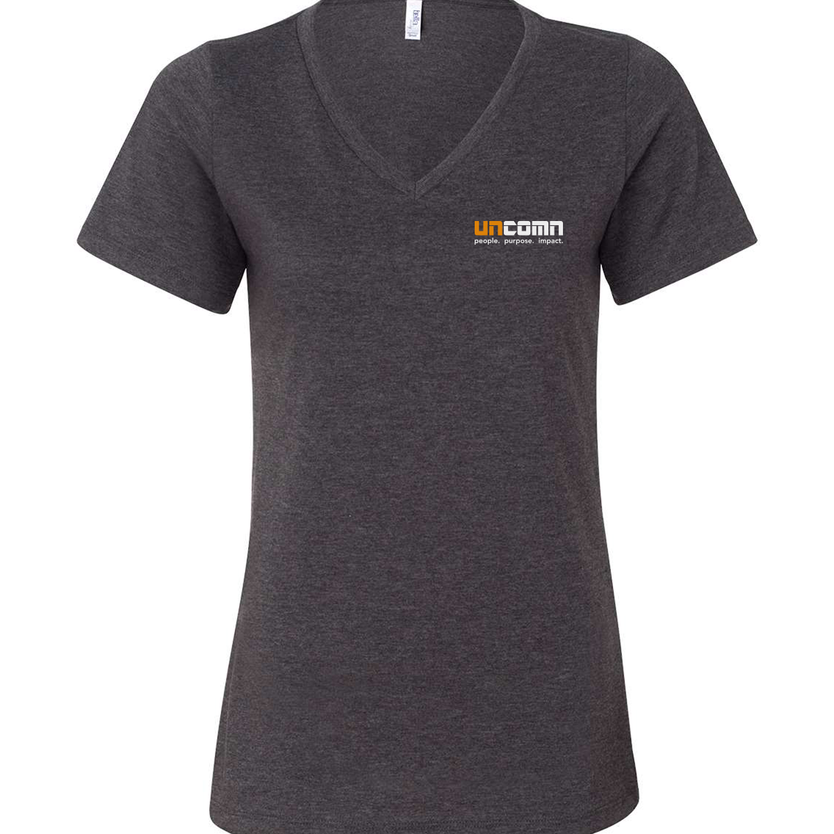Women's Relaxed Heather CVC V-Neck Tee