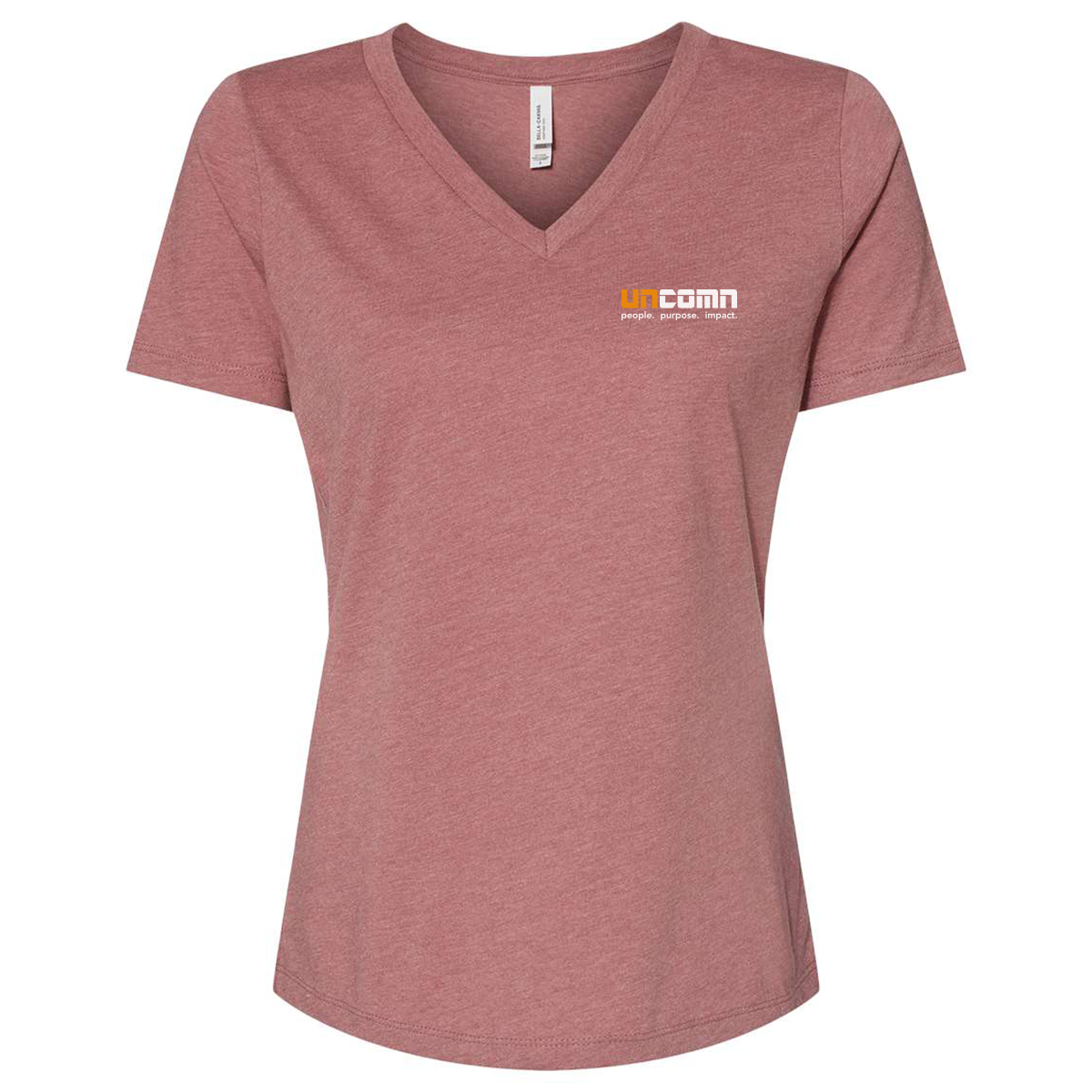 Women's Relaxed Heather CVC V-Neck Tee