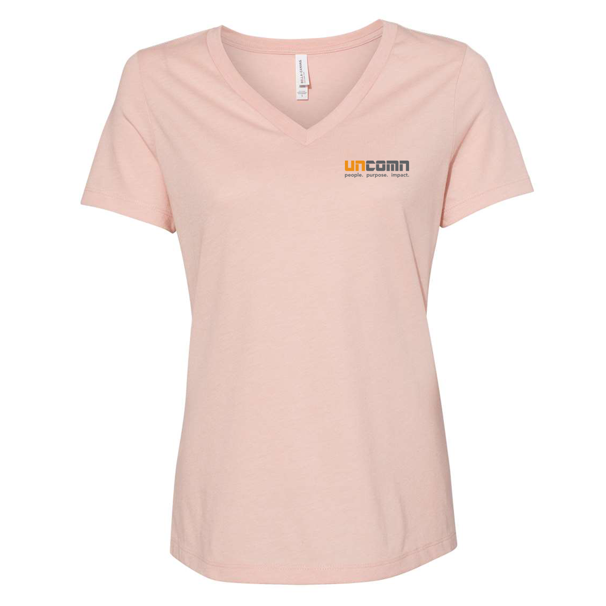 Women's Relaxed Heather CVC V-Neck Tee