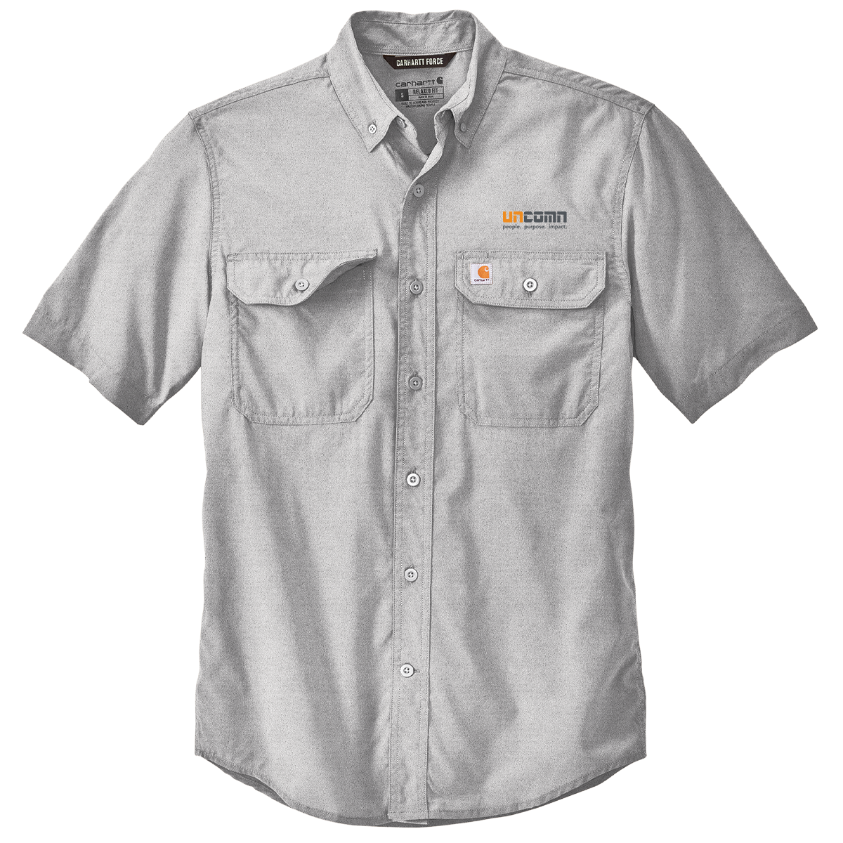 Carhartt Force® Solid Short Sleeve Shirt - Steel