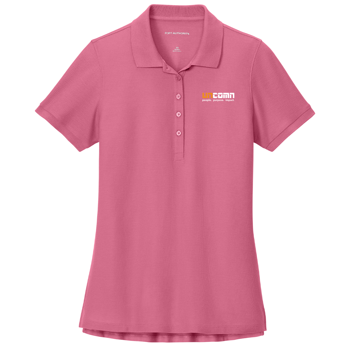 Port Authority Wearever Signature Pique Polo Ladies - Awareness Pink